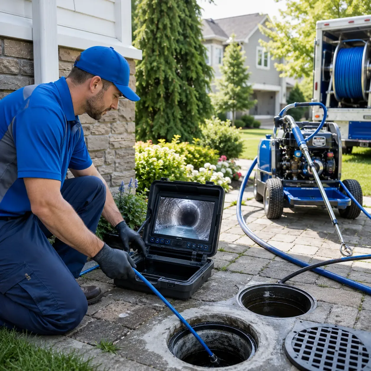 Outdoor drain cleaning professionals serving Blue Springs, MO