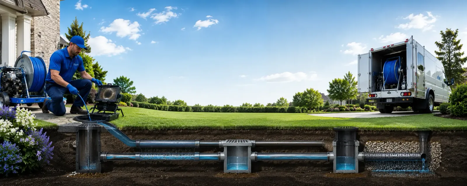 Outdoor drain cleaning information for Blue Springs, MO